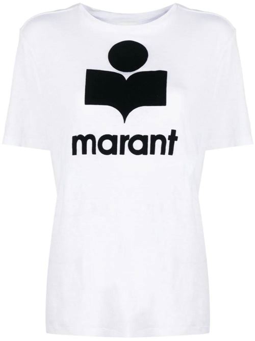 T-shirt con logo MARANT ETOILE | TS0001FBA1N09E20WH